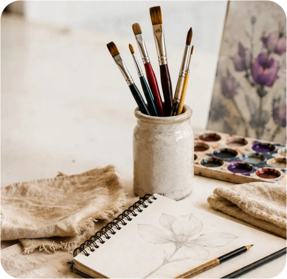 Pinceis de pintura